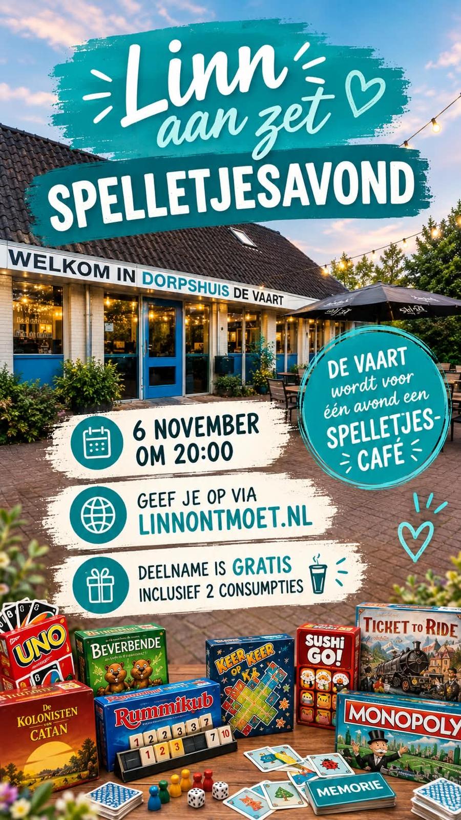 Spelletjesavond – LINN aan zet